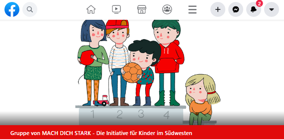 MACH DICH STARK - Facebook-Gruppe (Screenshot)