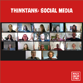 Screenshot Social Media-Think-Tank_Die Teilnehmer im Zoom-Meeting